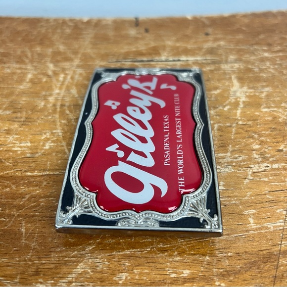 Gilley's Nite Club Country Western Belt Buckle Pasadena Texas Music Memorabilia - Picture 3 of 7